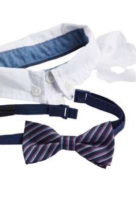 Boys Formal White  Suspenders Bow Tie Set Baby Boy's Cloth