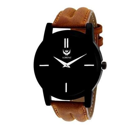 LORENZ Watch Black Dial Men’s Analog Wrist Watch 