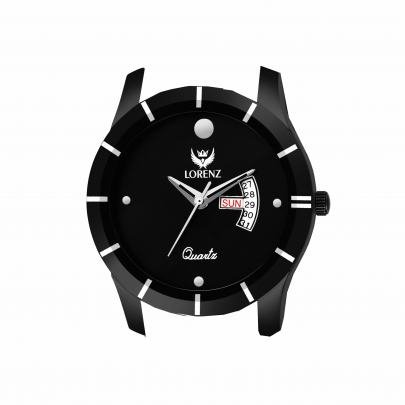 Lorenz Day & Date Functioning Black Men’s Wrist Watch Men's Watch