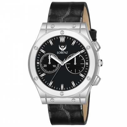 Lorenz Watch Analog Black Dial Watch for Men