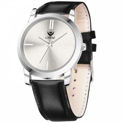 Lorenz Watch Analogue Silver Dial For Men 