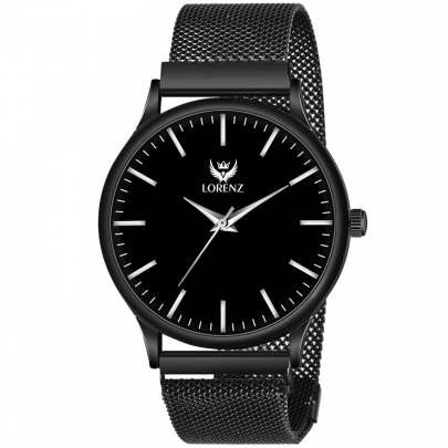 Lorenz Watch Black Analog Watch for Men