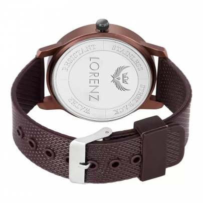 Lorenz Watch Brown Dial Analog Watch for Men  