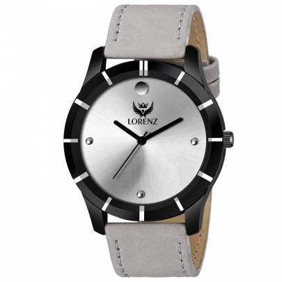 Lorenz Watch Casual Silver Dial Analog Watch for Men 