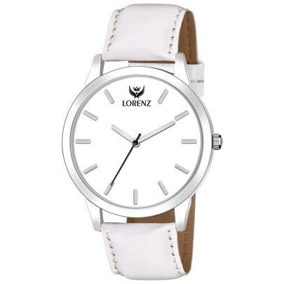 Lorenz Watch Casual White Dial Analog Watch for Men