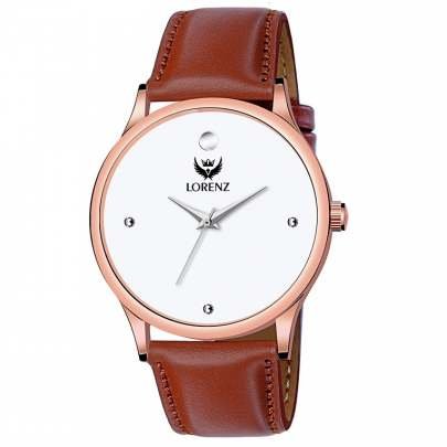 Lorenz Watch Minimalists Designs Copper Analog Watch For Men 