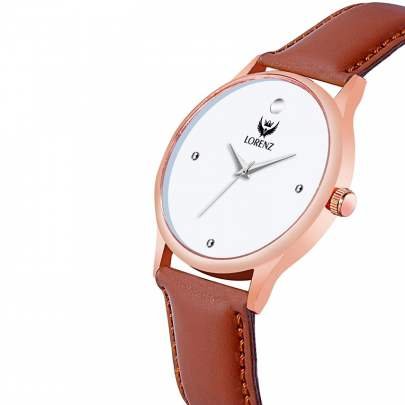 Lorenz Watch Minimalists Designs Copper Analog Watch For Men 