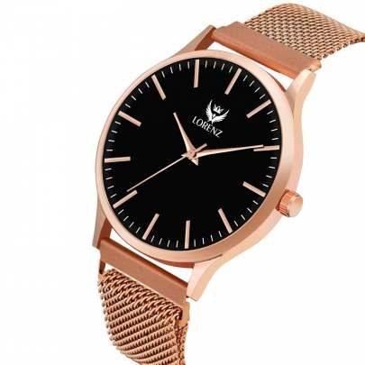 Lorenz Watch RoseGold Analog Ultra Slim Watch for Men’s & Boys 