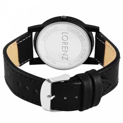 Lorenz Watch Slim Edition Black Dial Men’s Analog Watch 