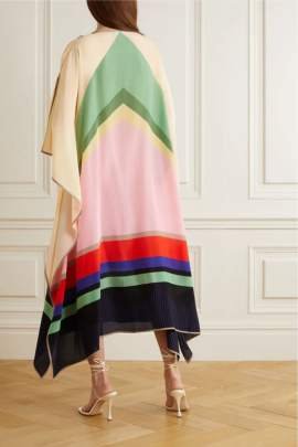 Lotus Silk Crepe Kaftan Kaftan