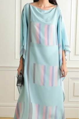 Melody Satin Silk Kaftan Kaftan