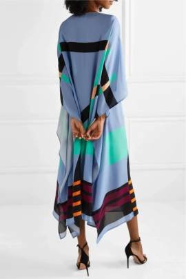 Ocean Breeze Silk Kaftan Kaftan