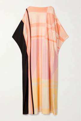 Pastel Hues Silk Kaftan Kaftan