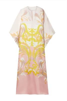 Rorschach Satin Silk Kaftan Kaftan