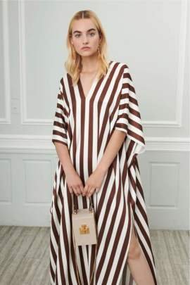 Stripes Slit kaftan