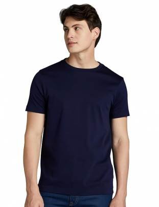 Symbol Premium Men's Super Soft Round Neck Solid T-Shirt