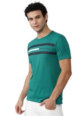 Van Heusen Men's Cotton Regular Fit T-Shirt Men's T-Shirt